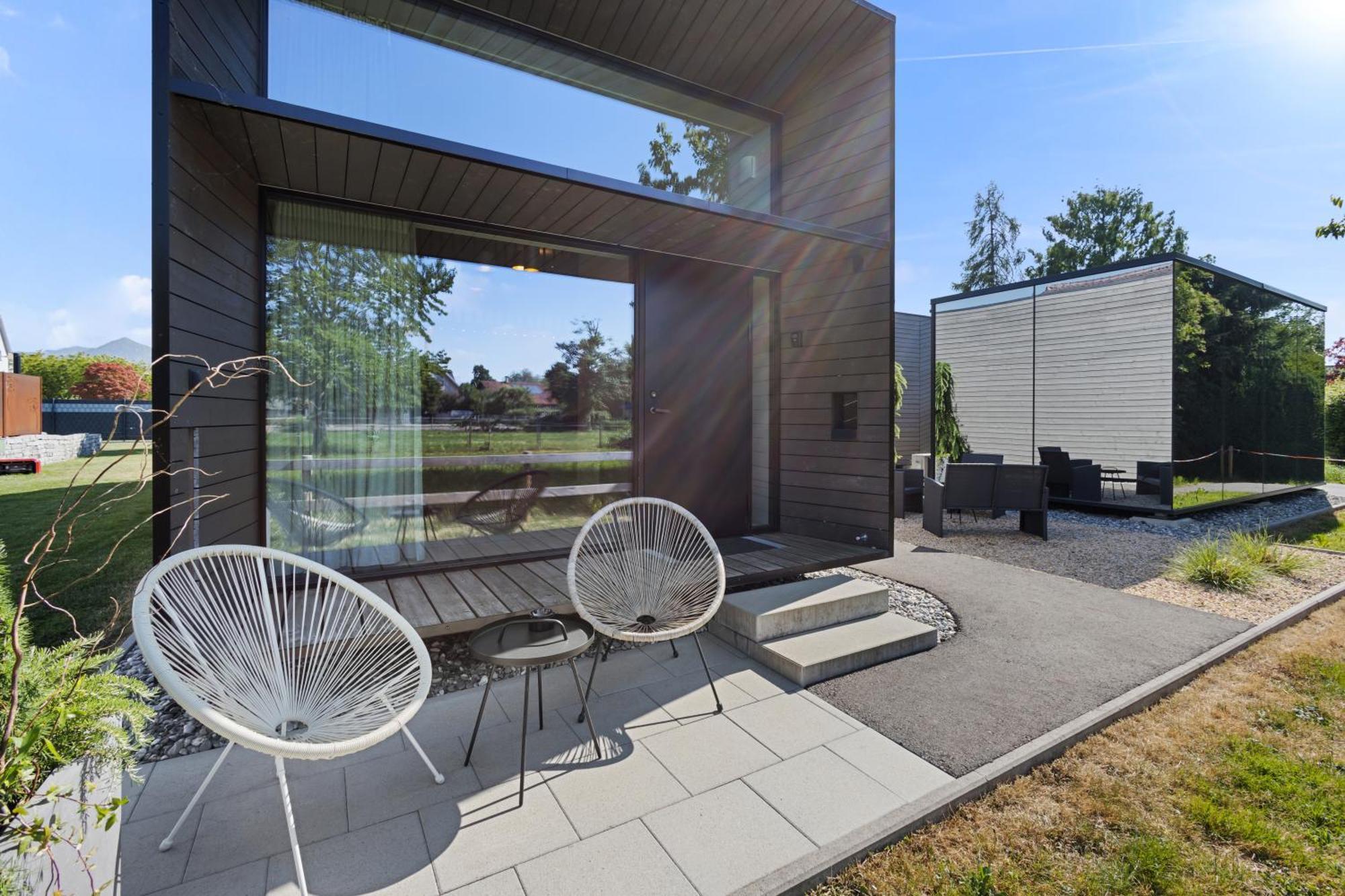 Koda Loft Extended - Urlaub Im Tiny House Bodensee Lauterach Buitenkant foto